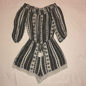 Off the Shoulder Romper